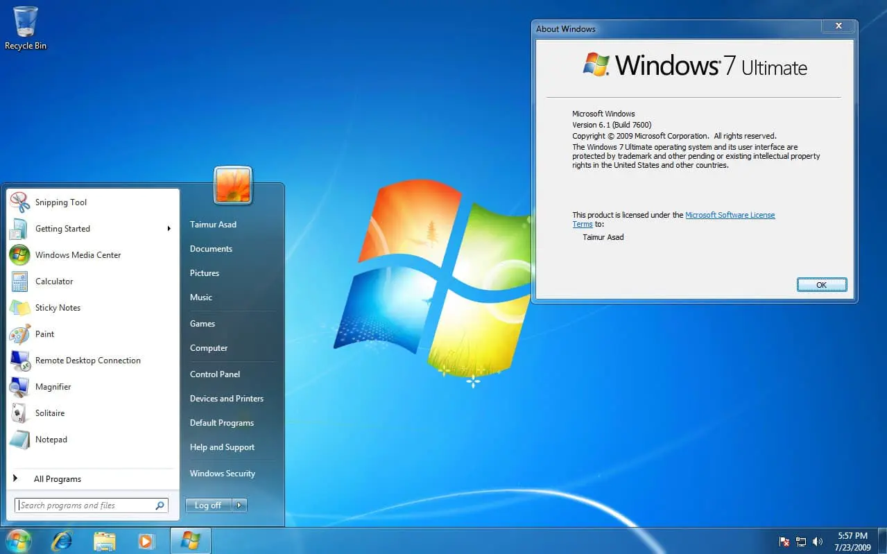 Windows 7 Ultimate SP1 简体中文官方旗舰原版插图